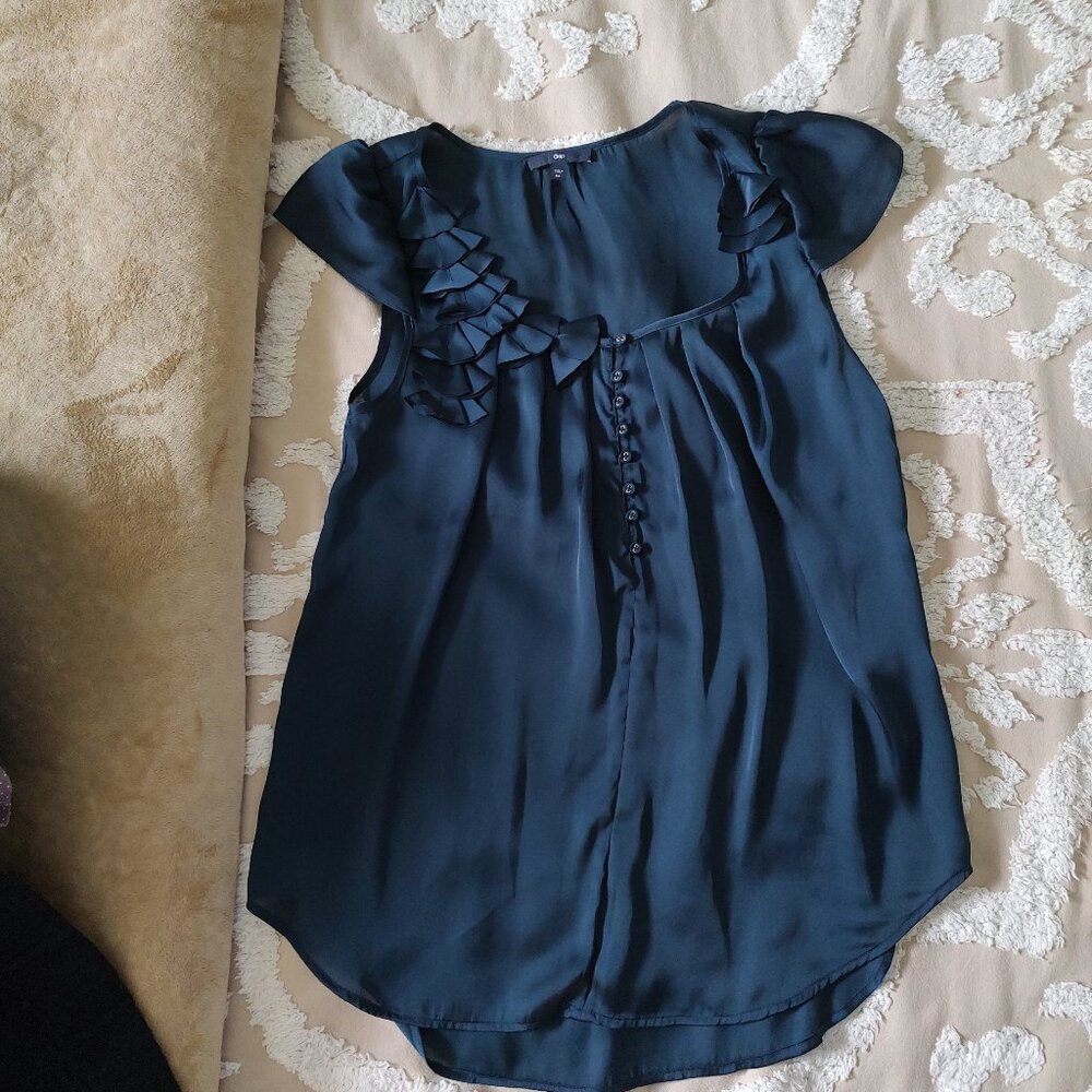 Gap satin sleeveless blouse